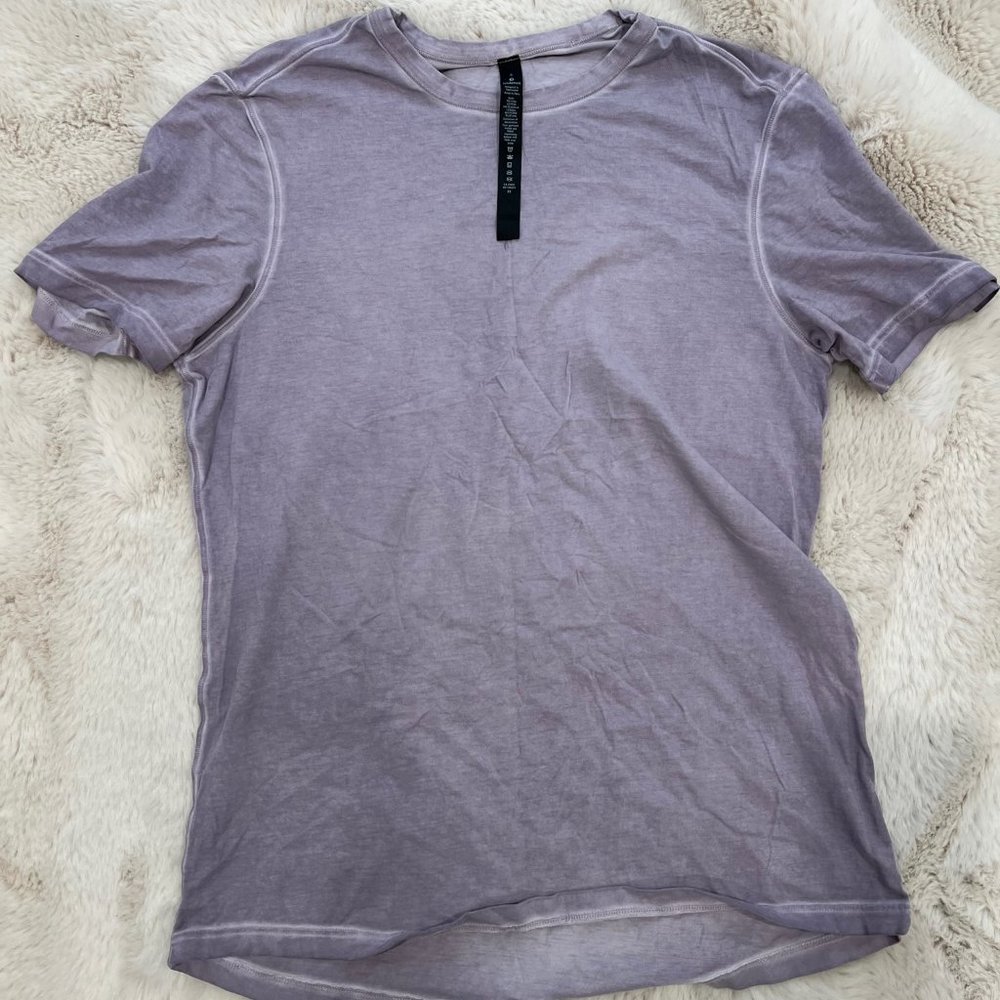 Lululemon 5 Year Basic Tee Iced Iris Sun Wash S